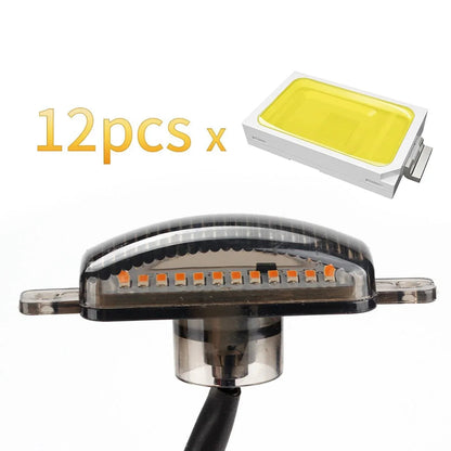 Lot de 4 LED avant feux de calandre de capot style Raptor orange éclairage pour pick-up tout-terrain SUV (orange Shell/