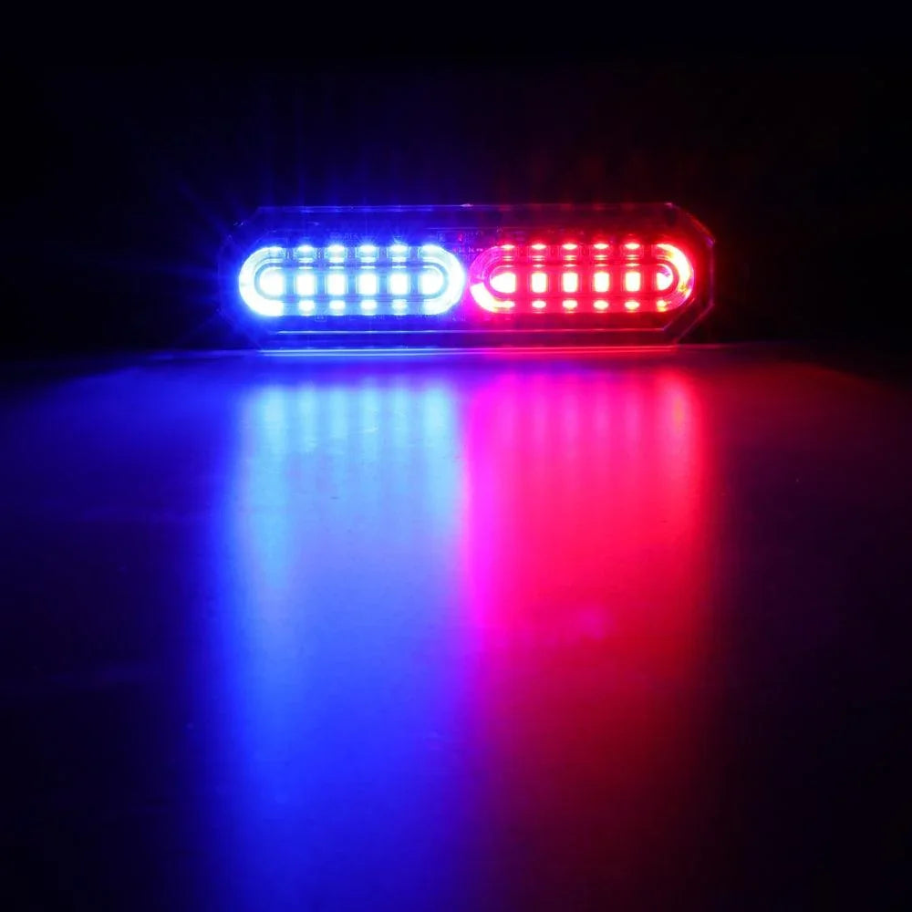 (4PSC/SET) 12LED Emergency Surface Mount Grill feu à éclats pour Trucks Vehicles ATV RV Cars Van – vue 8