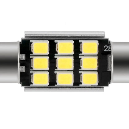 36 mm DE3174 1.42″ Festoon LED intérieur/plafonnier/lecture/éclairage de plaque ampoules 2.7 W 300 LM 6 500 K blanc – 2
