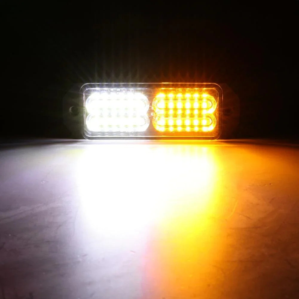 (4PSC/SET) 24LED Emergency Surface Mount Grill feu à éclats pour Trucks Vehicles ATV RV Cars Van – vue 8