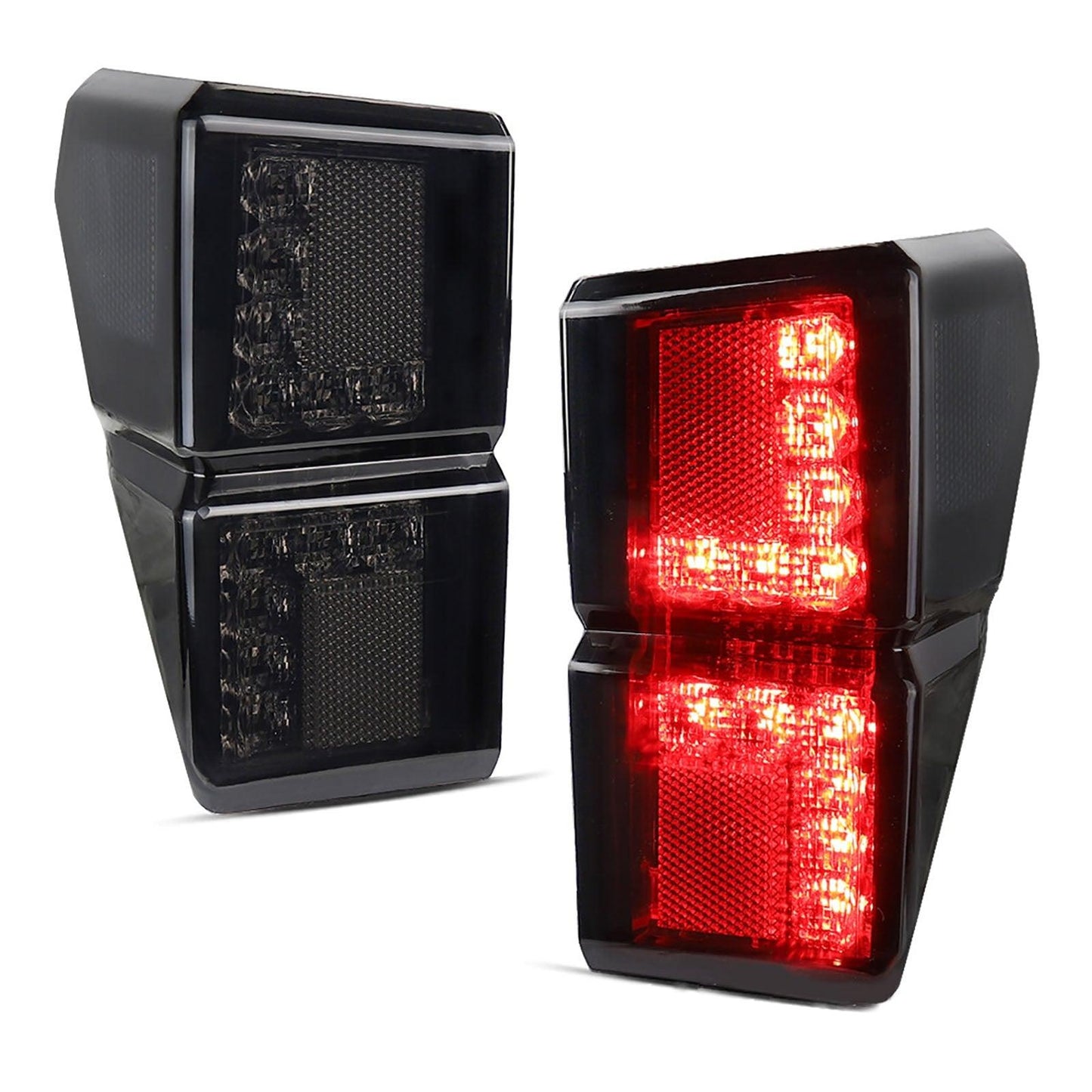 (2pcs/set) Smoked LED Tail Lights Rear Brake Stop Running Lamp pour Polaris Ranger 1000 Models 2018 2019 2020 2021 2022, Rep…