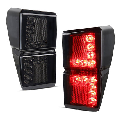 Lot de 2 Smoked LED feux arrière arrière Brake Stop Running Lamp pour Polaris Ranger 1000 modèles 2018 2019 2020 2021 2022
