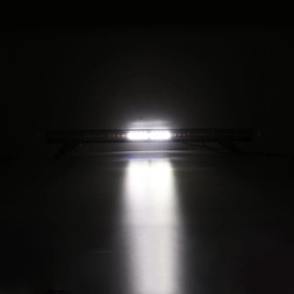 47 Inch Rooftop Strobe Flashing Barres lumineuses avec Mounting Brackets 20 Flashing Modes Emergency Safety Warning Caution…