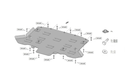 Acier protection de boîte de vitesses pour Audi A8 10 17 – Darkside Developments