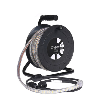 LED strip AGGE 230 V – 1 500 lm/m, 15 m – NOVADOMIO