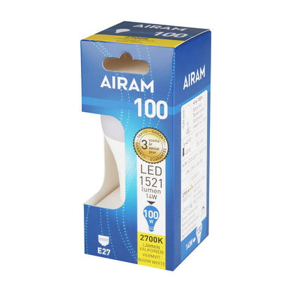 Ampoule LED Airam E27, 2 700 K – vue 6 – NOVADOMIO