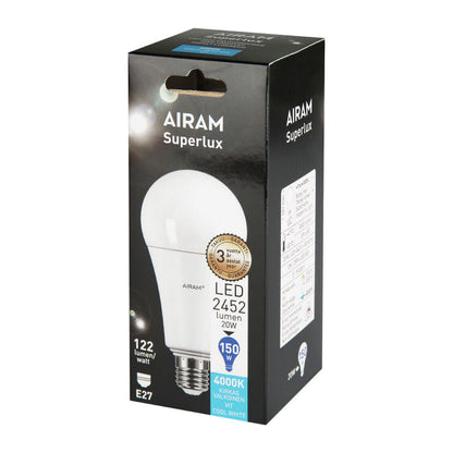 Ampoule LED Airam E27, 2 700 K – vue 13 – NOVADOMIO