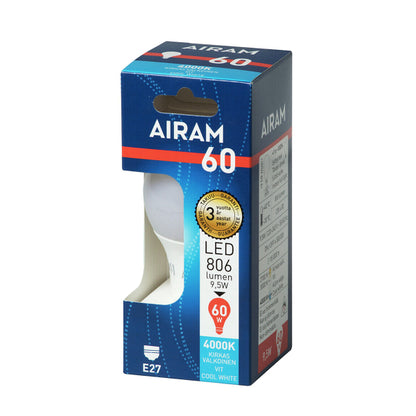 Ampoule LED Airam E27, 2 700 K – vue 10 – NOVADOMIO