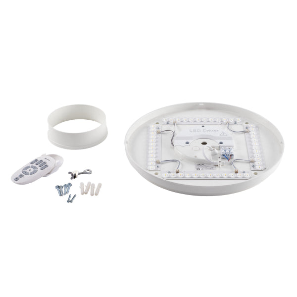 Spotlight Airam Skye Fix IP44 Chrome 5W, 450 lm – vue 3