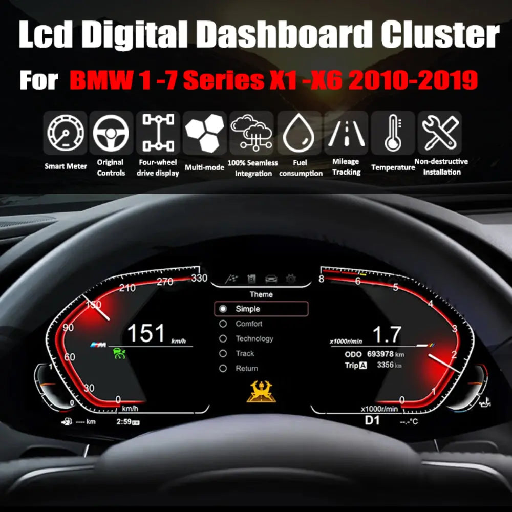 Virtual Cockpit BMW Séries 1 à 7 / X1 à X6 2010-2019 – NOVADOMIO