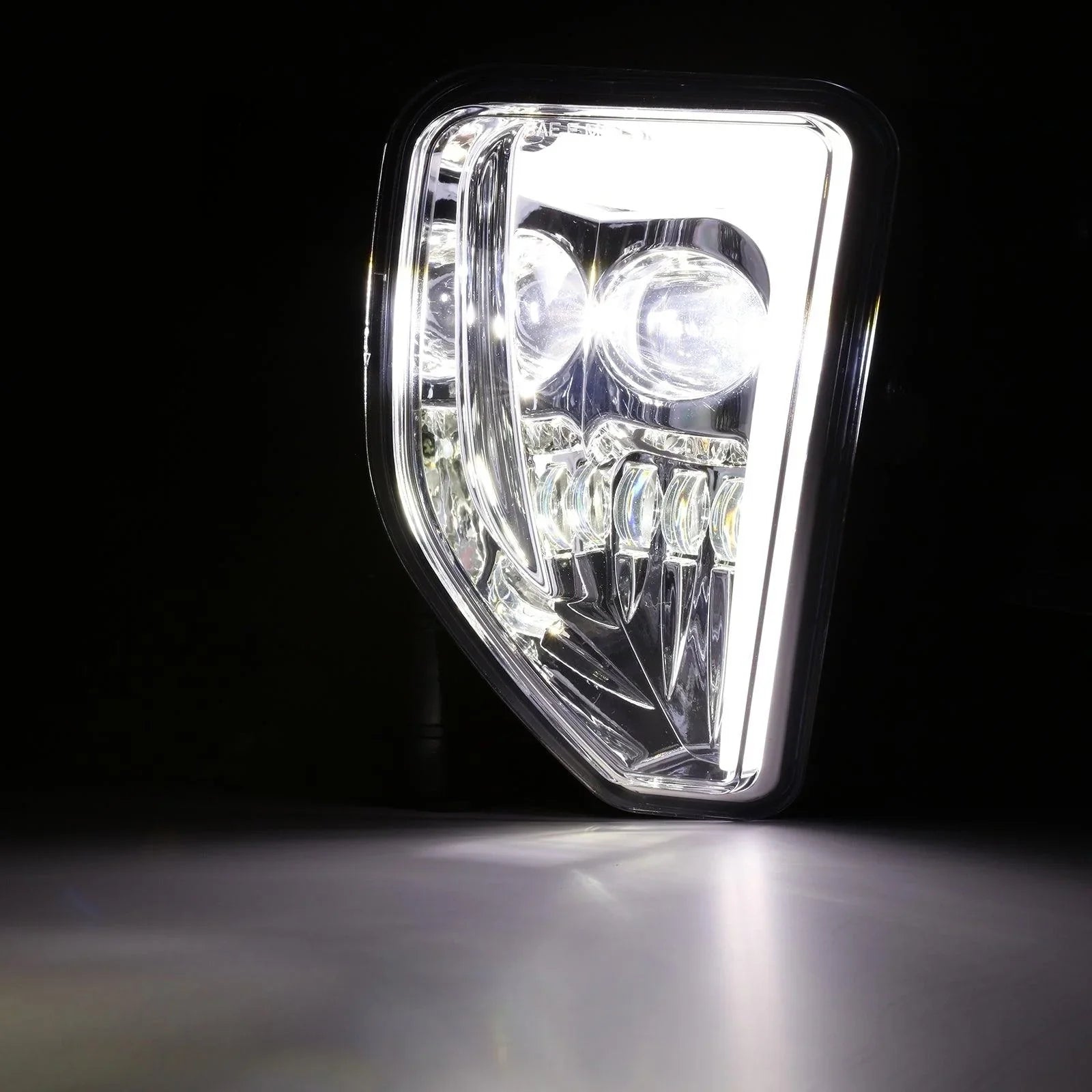 (2pcs/set) 45W DOT Approved LED Fog Lights avec DRL pour 2016-2018 Chevy Silverado 1500 (Chrome) – vue 7