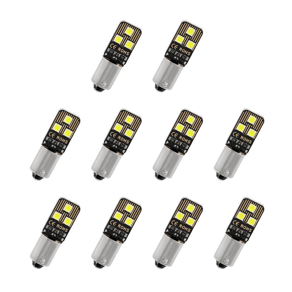 10PCS lumière blanche BA9S BA9 1895 1891 53 57 LED Bulbs pour Car Interior Dome Map License Plate Glove Box Light etc – vue 7
