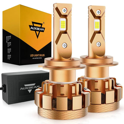 H7 Ampoules de phare LED 70W 18000LM F-16 Plus série Brightest 6000K blanc froid – 2 ampoules – NOVADOMIO