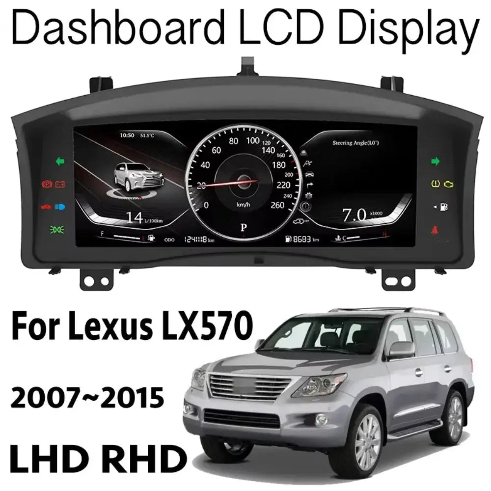 Virtual Cockpit Lexus LX570 2007-2017 LCD 12,3″ – NOVADOMIO
