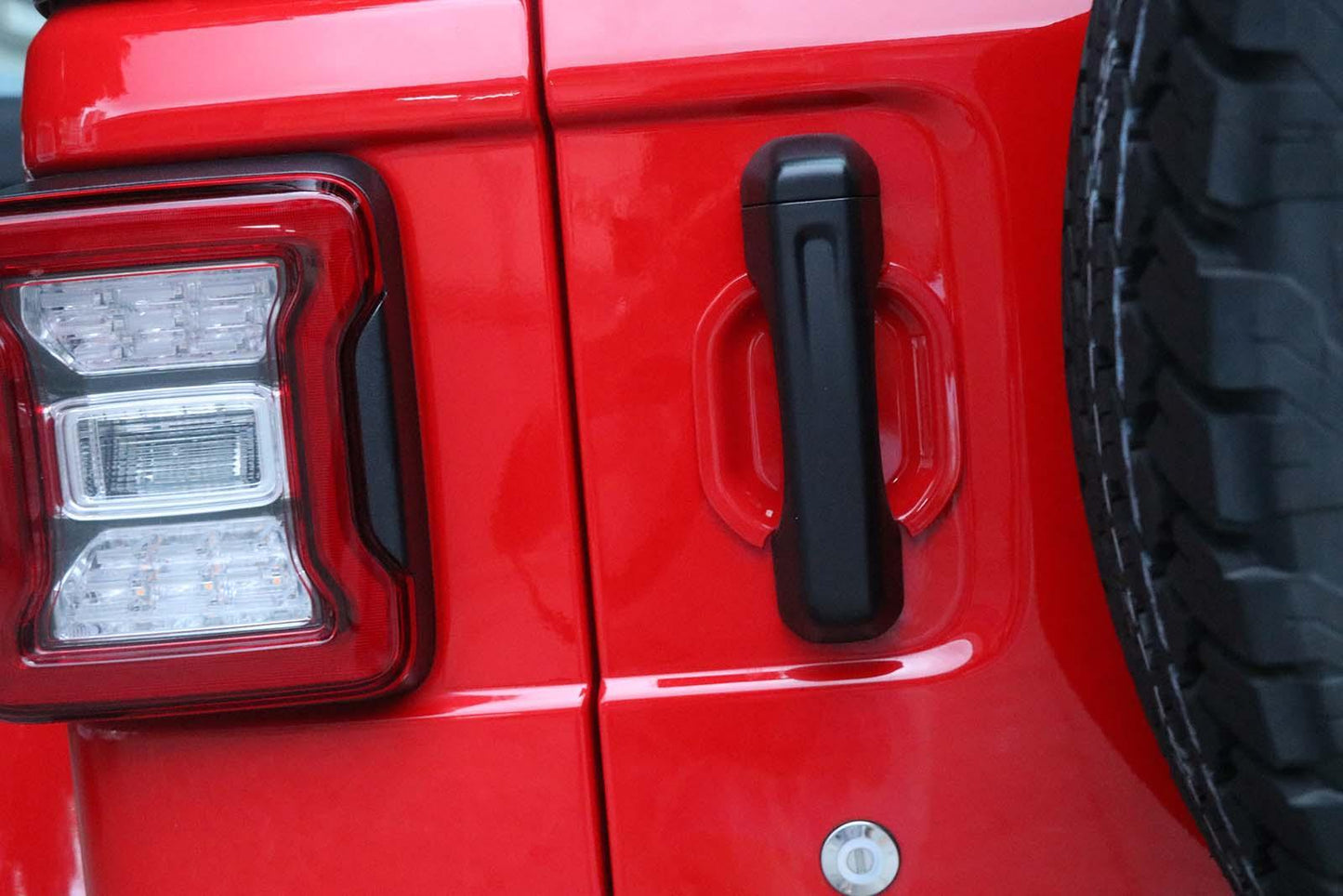 (5pcs/set) Door Handle Bowl Exterior Trim, Door Handle Recess Guard Trim Cover pour Jeep Wrangler JL 2018-2022 – vue 3