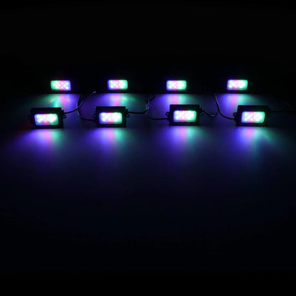 Magic Dream couleur RGB LED éclairages de soubassement Kit avec Bluetooth commande par application, Multicolor Chasing Neon