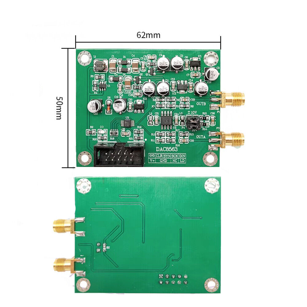 Module d'acquisition de données DAC8563, double module de tension DAC 16 bits réglable ± 10 V – vue 6