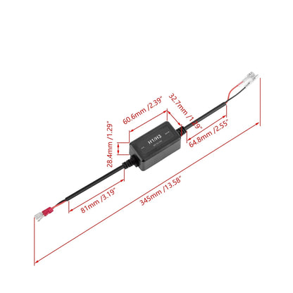 H1/H3 C10-Model Enhanced Ampoules de phare LED CAN-bus Decoder anti-scintillement Hyper Flash No Warning Harness Resistor