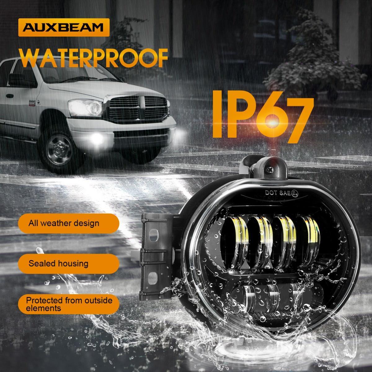 (2pcs/set) 63W noir LED Fog Light pour Dodge Durango Dodge Ram 1500/2500/3500 DOT Approved – vue 5