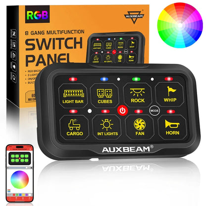 AR-820 RGB panneau de commande avec APP, modes bascule / momentané / impulsion (sortie double) – NOVADOMIO