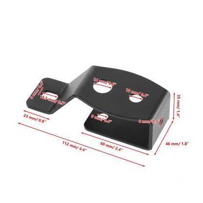 4″ 30 W Corrugated Lens faisceau large projecteurs LED compacts avec montant A support de montage pour Ford Bronco 2/4 portes