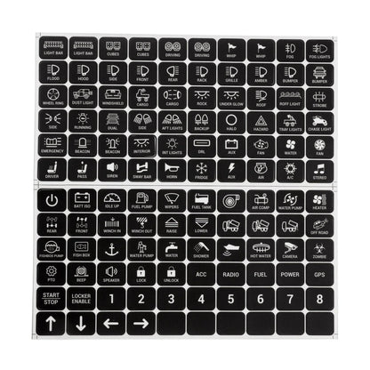 120 universel Stickers pour AC-1200/AR-600/RA80 XL/RB80 XL panneau de commande – vue 6 – NOVADOMIO