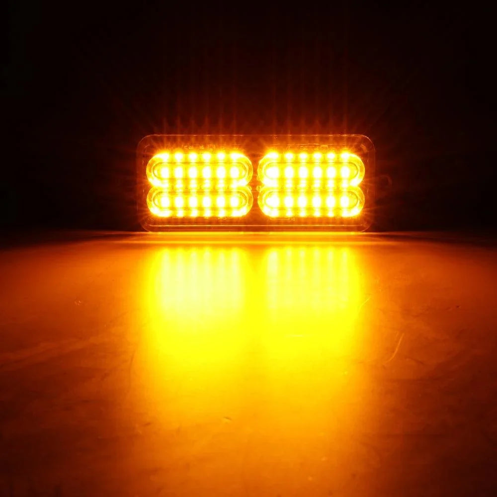 (4PSC/SET) 24LED Emergency Surface Mount Grill feu à éclats pour Trucks Vehicles ATV RV Cars Van – vue 8