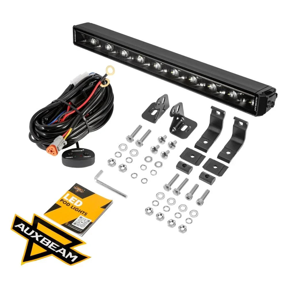 SP-DRL série 22 Inch 114W 12440LM Single Row Off Road Barres LED avec orange&blanc DRL – vue 12