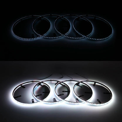 Lot de 4 15.5″ RGB LED anneaux LED de roue Magic Dream couleur éclairage néon de jante avec APP & RF télécommande – vue 13