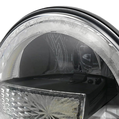 Lot de 2 7″ 90 W homologation DOT phares LED avec anneau Halo DRL & High feux de croisement pour Jeep Wrangler JK TJ LJ CJ
