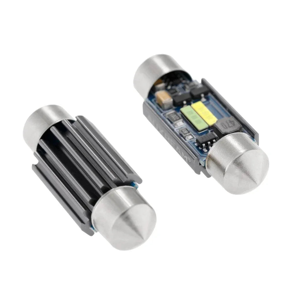 (2pcs/set) bicolore à commutation 36MM DE3174 3425 6461 11005 12854 1.42" 1860CSP 6500K blanc froid& Ice Blue LED Festoon Ca…