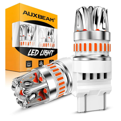 T25 3157 3156 Ampoules LED pour feux stop et arrière 14W 6000LM sans erreur CAN-bus rouge Y2 série – 2 ampoules – vue 10
