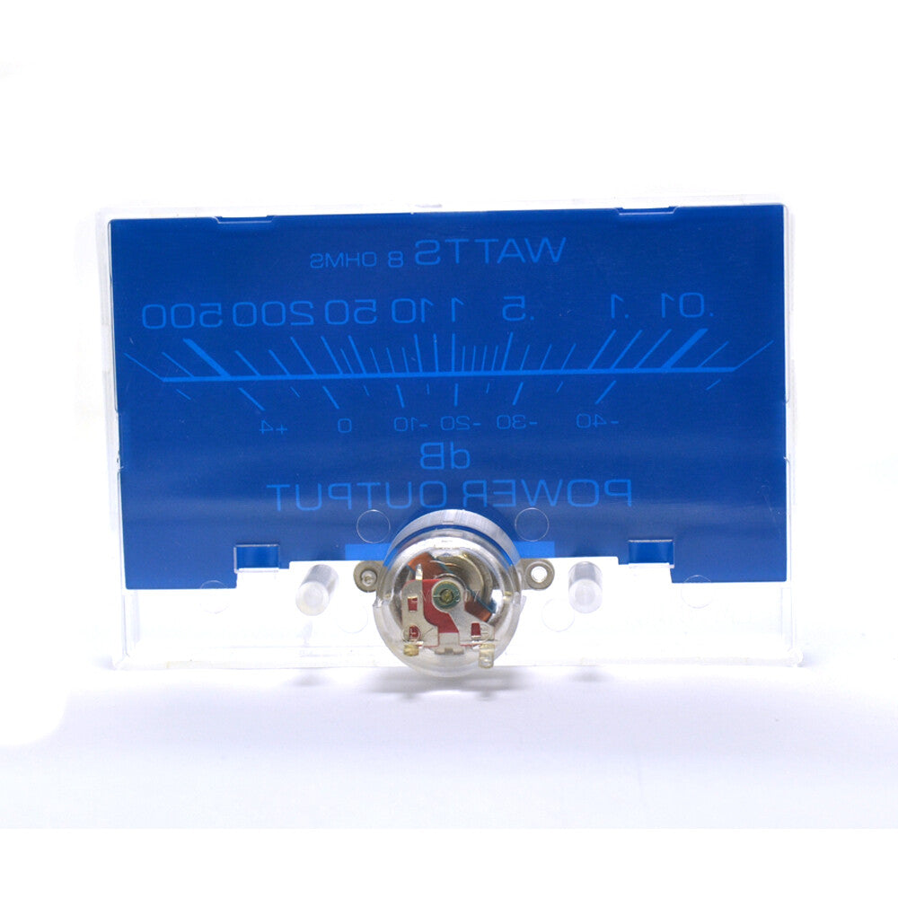 Panneau de mesure SD-H-10050, fond noir et bleu, VU(DC500uA), utilisation d'équipement Audio – vue 3