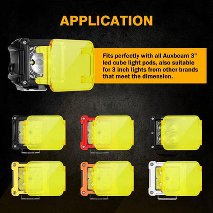 3″ 40 W projecteurs LED compacts Spot/Flood cadre multicolore avec faisceau électrique pour SUV ATV UTV camions pick-up