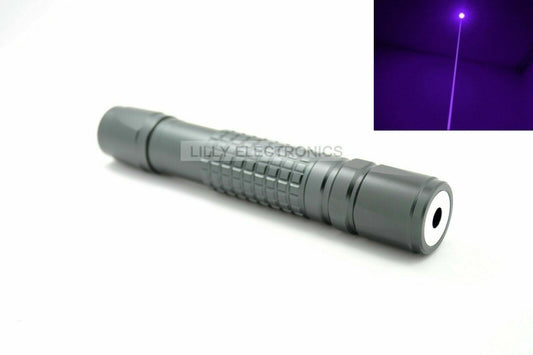 Torche à pointeur laser bleu violet 405 nm 200 mW – laser métallique étanche focalisable,…