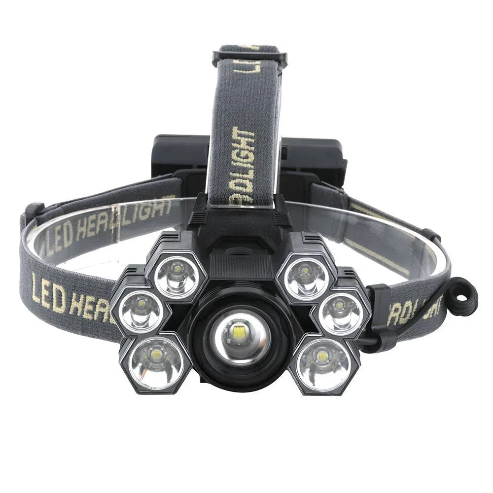 LED Headlamp USB Rechargeable avec Lithium Battery