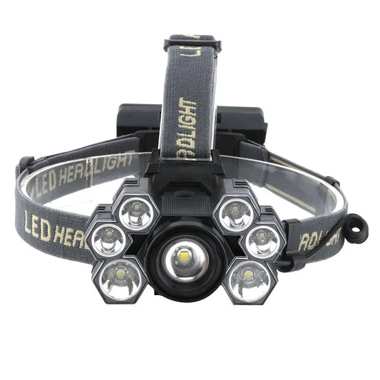 LED Headlamp USB Rechargeable avec Lithium Battery