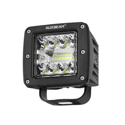 Lot de 2 3″ projecteurs LED compacts faisceau longue portée avec 2-Lead faisceau électrique pour camion Jeep SUV tout-terrain