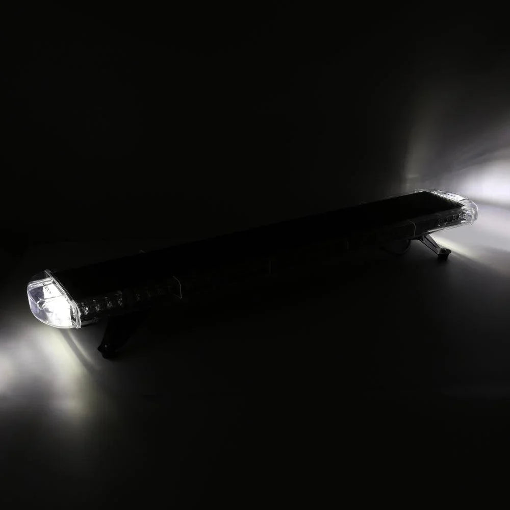 47 Inch Rooftop Strobe Flashing Barres lumineuses avec Mounting Brackets 20 Flashing Modes Emergency Safety Warning Caution…