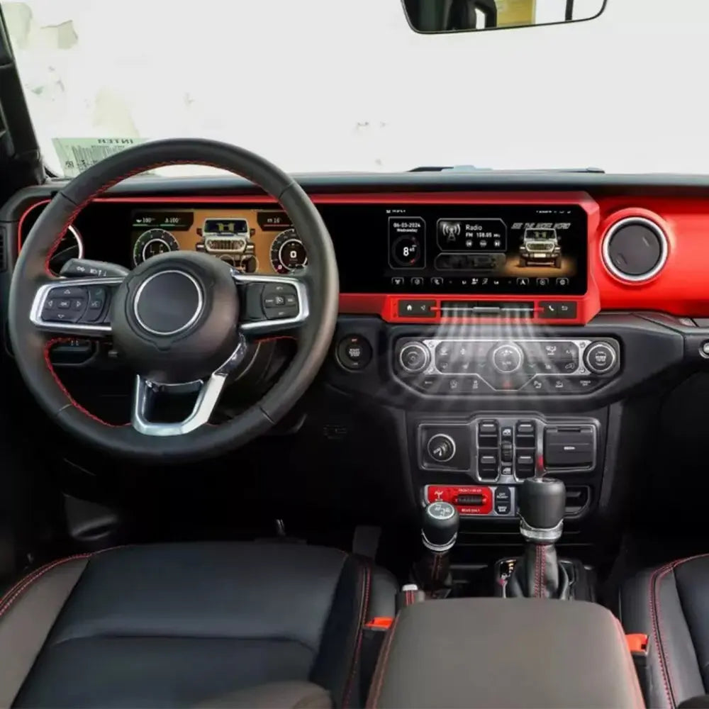Virtual Cockpit Jeep Wrangler – double écran 2018-2024 – NOVADOMIO