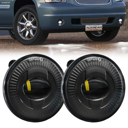 Lot de 2 24 W rond noir LED antibrouillards 5202 pour Chevrolet (Chevrolet) – NOVADOMIO