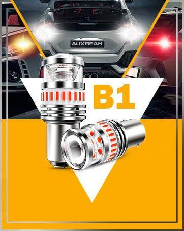 1157 BAY15D Ampoules LED pour feux stop et arrière 11W 4000LM rouge B1 série – 2 ampoules – vue 7 – NOVADOMIO