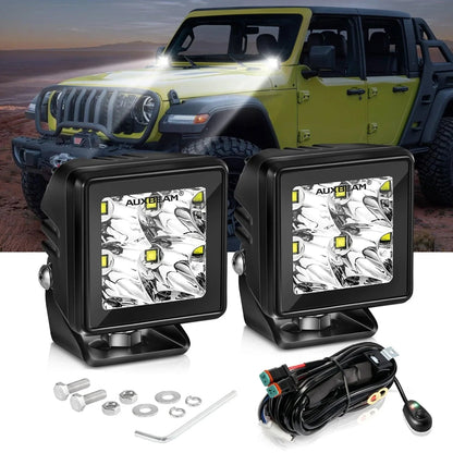 2″ 40 W 4 000 lm LED Pod blanc Spot tout-terrain éclairage – NOVADOMIO