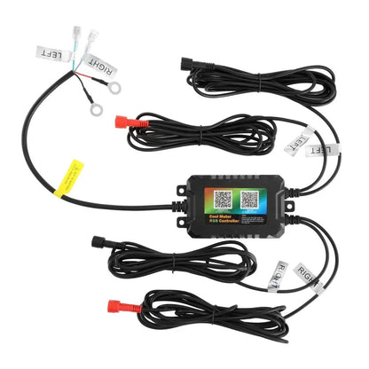 Upgraded RGB 7″ phares + 4″ antibrouillards Combo pour Jeep Wrangler JK avec commande par application – vue 13 – NOVADOMIO