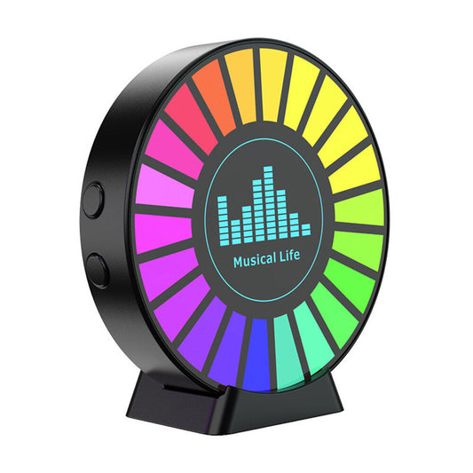 Lampe Led avec capteur de son de musique, lumière de rythme RGB pour voiture, lumière d'ambiance musicale 3D, nouvelle…