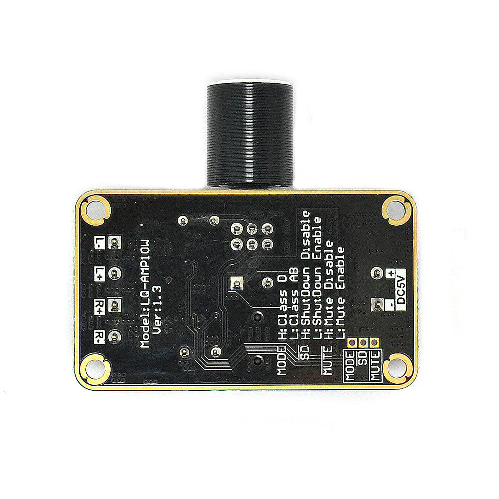 Carte d'amplificateur de puissance numérique 5 W x 2 classe D, module d'amplificateur de préamplificateur à monter…