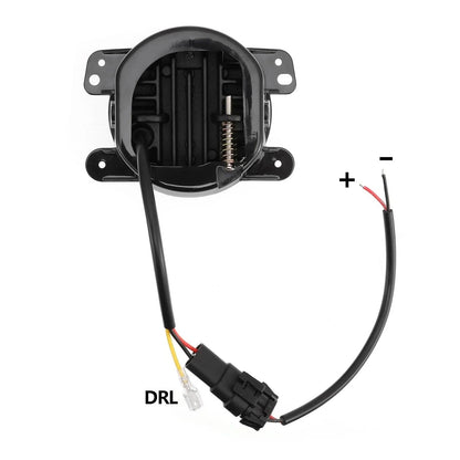 Lot de 2 4″ 60 W LED antibrouillards avec blanc anneau Halo DRL pour Jeep Wrangler JK/ Jeep Grand Cherokee/ Dodge – vue 9