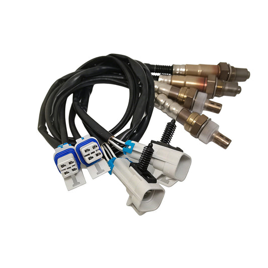 Capteur d'oxygène O2 en amont et en aval, 4 pièces, adapté pour GMC Sierra Silverado 2008 2011 1500 2500 – vue…