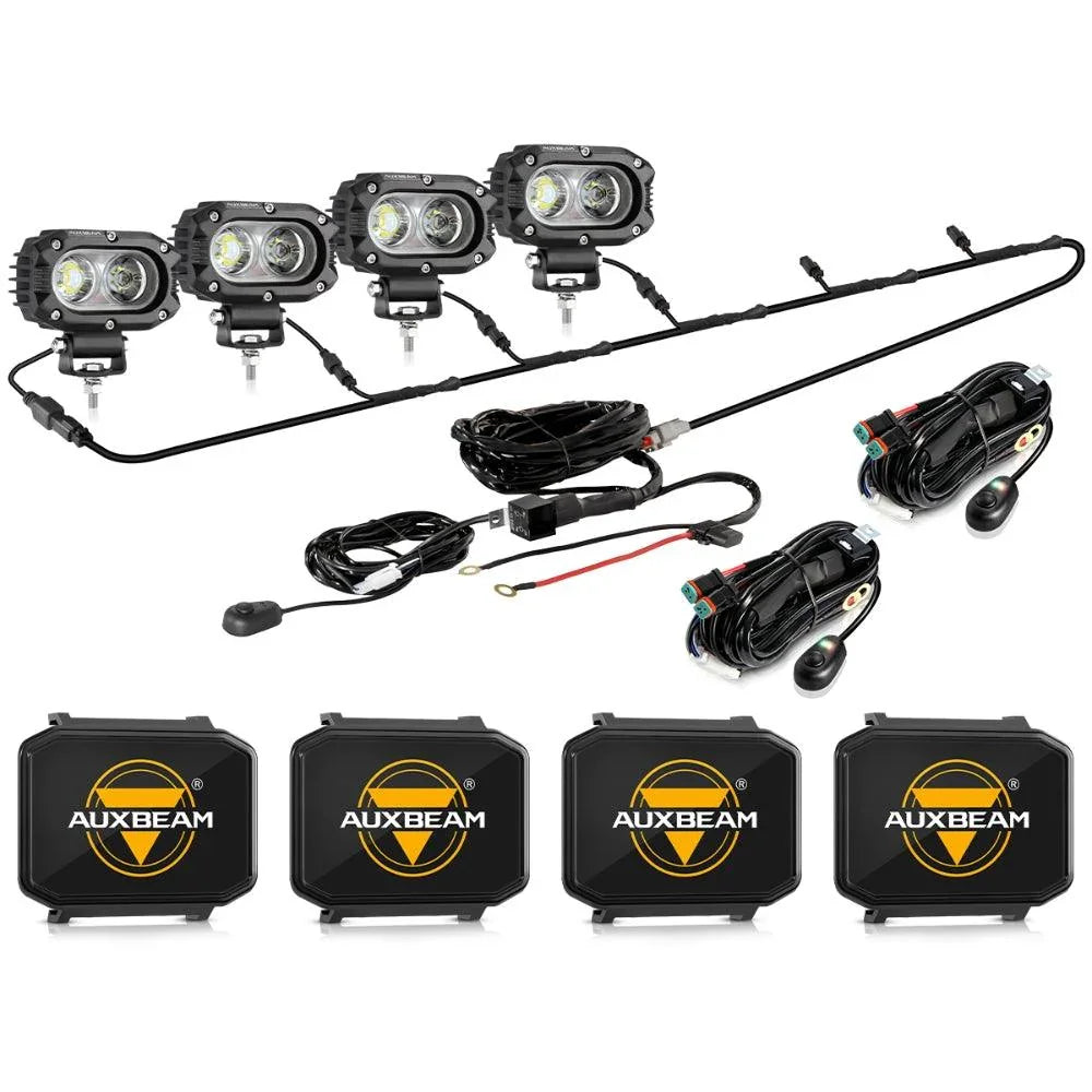 R4 série | 4 Inch 60W faisceau large LED Pods Light blanc Driving Light – vue 13