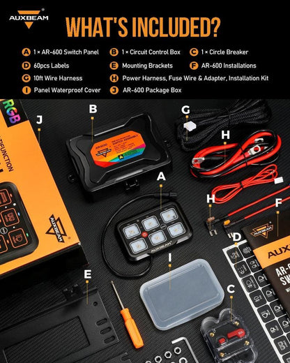 AR-600 RGB panneau de commande avec APP, modes bascule / momentané / impulsion – vue 8 – NOVADOMIO